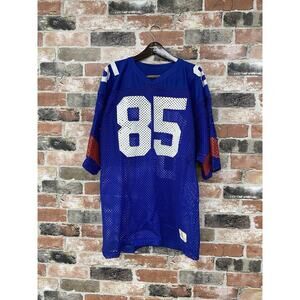 Vintage 70s Champion New York Giants Jersey Mesh 85 NFL Football Sz XL Blue USA